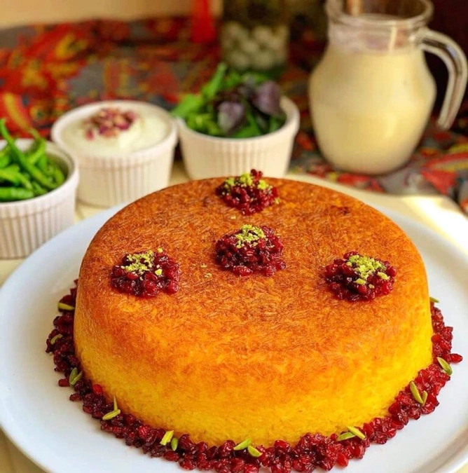 تزیین ته چین 3