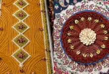 تزیین حلوا با قاشق و چنگال و چاقو