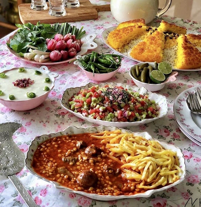 تزیین سالاد شیرازی 23