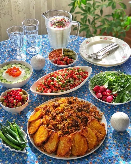 تزیین سالاد شیرازی 24