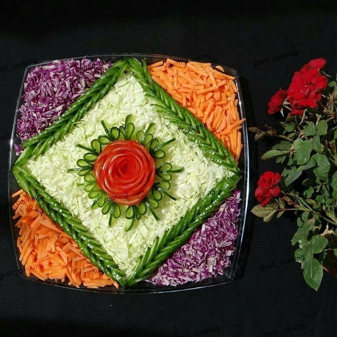 تزیین سالاد فصل 18