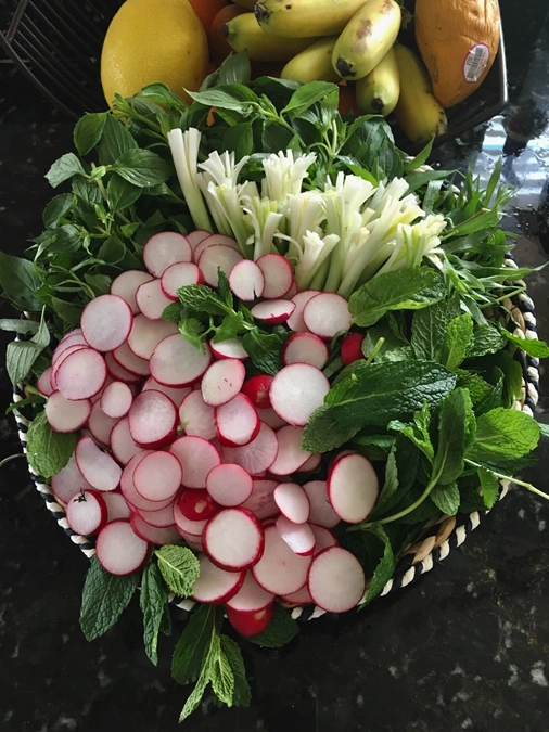 تزیین سبزی خوردن 1 تزیین سبزی خوردن 1