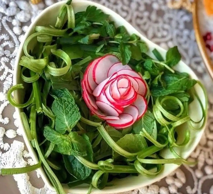 تزیین سبزی خوردن 15 تزیین سبزی خوردن 15