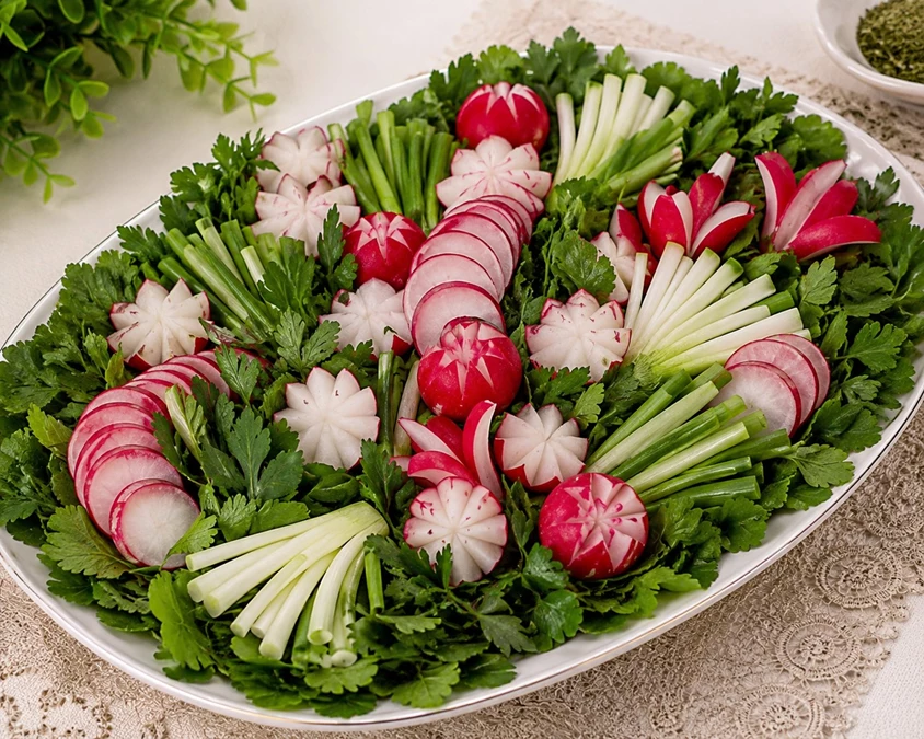 تزیین سبزی خوردن 17 تزیین سبزی خوردن 17