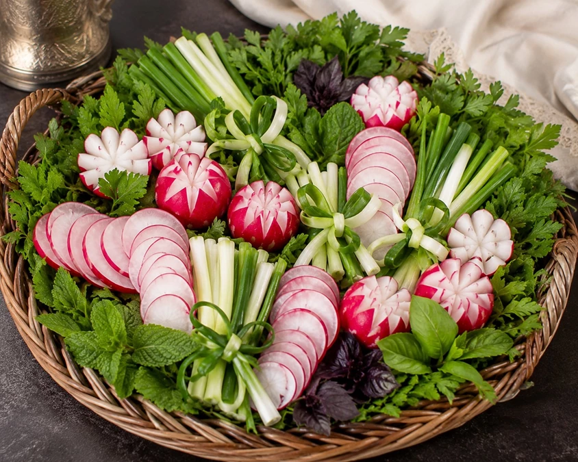تزیین سبزی خوردن 18 تزیین سبزی خوردن 18