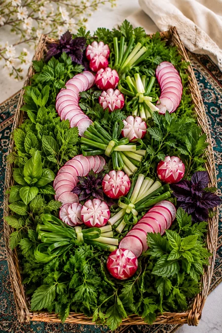 تزیین سبزی خوردن 19 تزیین سبزی خوردن 19