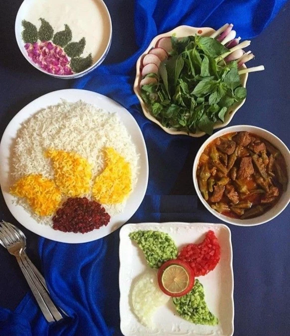 تزیین سبزی خوردن 21 تزیین سبزی خوردن 21
