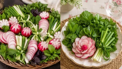 تزیین سبزی خوردن