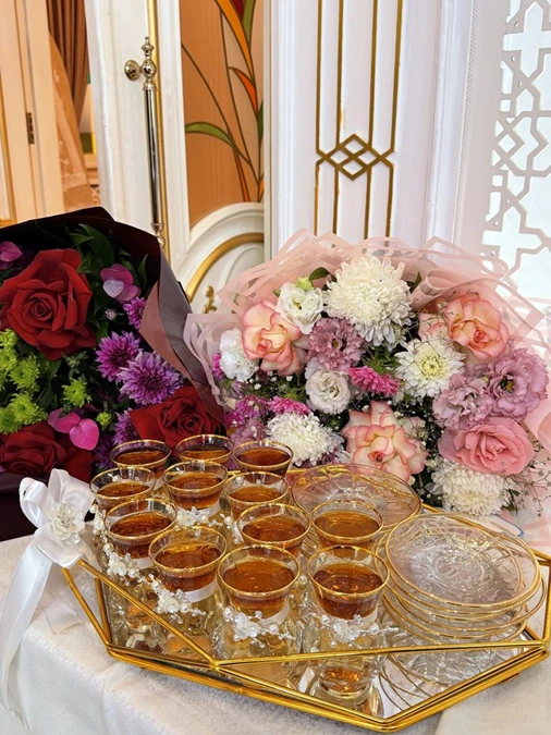 تزیین سینی چای خواستگاری 1 تزیین سینی چای خواستگاری 1