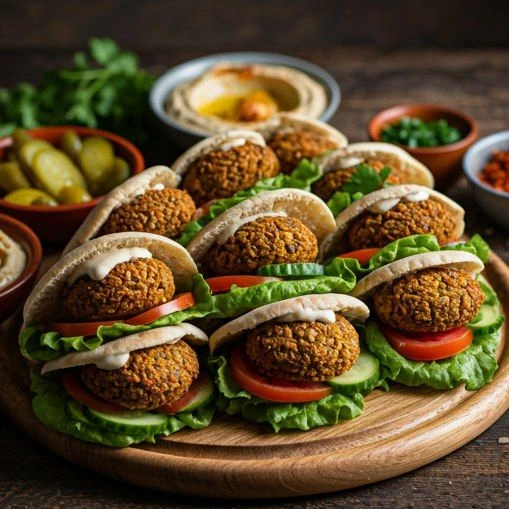 تزیین فلافل 16 تزیین فلافل 16