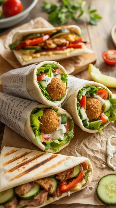تزیین فلافل 3 تزیین فلافل 3