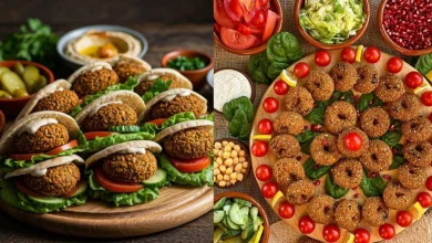 تزیین فلافل