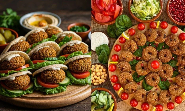 تزیین فلافل