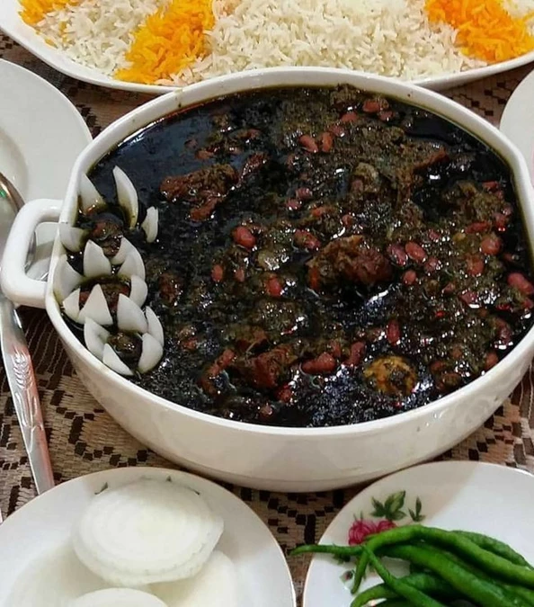 تزیین قورمه سبزی 10