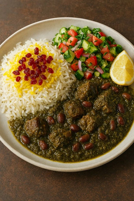 تزیین قورمه سبزی 13