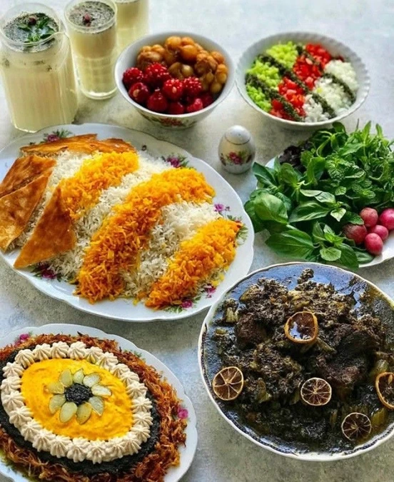 تزیین قورمه سبزی 8