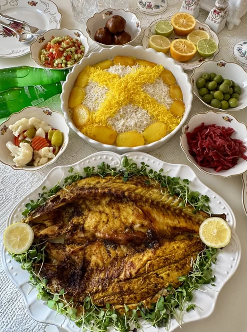 تزیین ماهی برای مهمانی 25