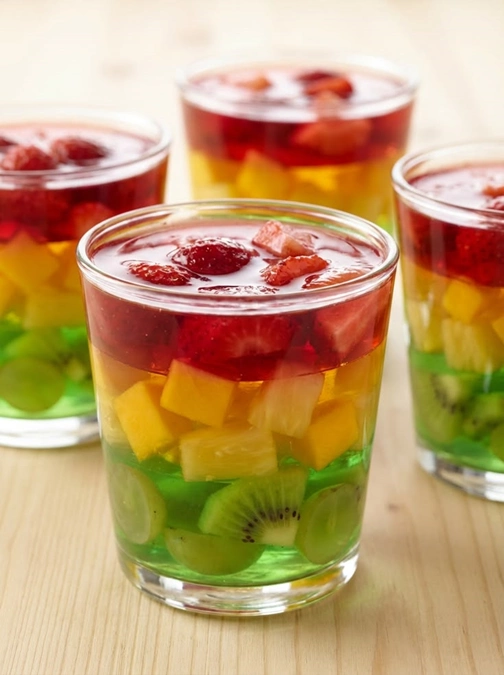 تزیین ژله با میوه برای مهمانی 12 تزیین ژله با میوه برای مهمانی 12