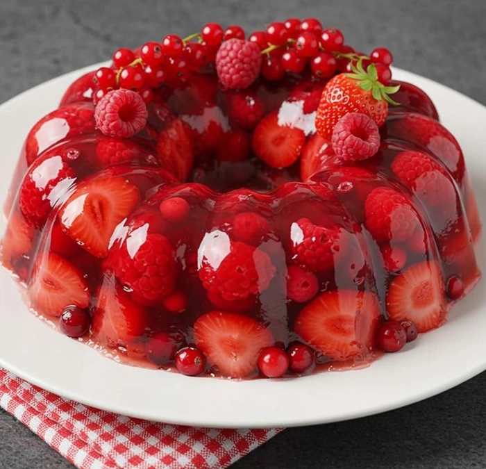 تزیین ژله با میوه برای مهمانی 2 تزیین ژله با میوه برای مهمانی 2