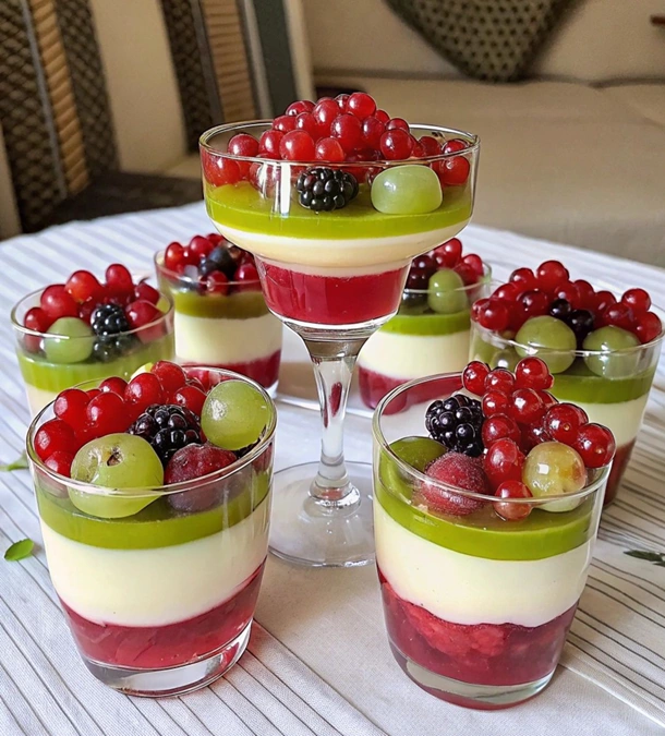 تزیین ژله با میوه برای مهمانی 8 تزیین ژله با میوه برای مهمانی 8
