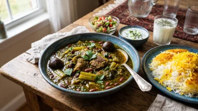 طرز تهیه خورشت کرفس برای ۴ نفر؛ آموزش ۳ روش پخت (گوشت، مرغ و لوبیا)