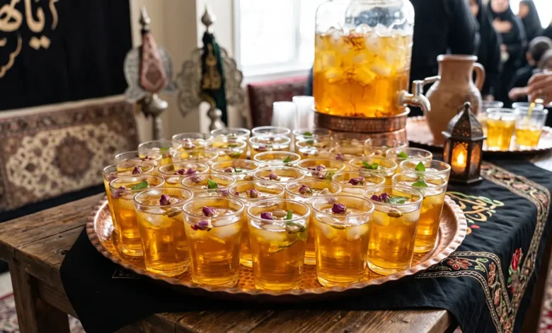طرز تهیه شربت زعفران برای 50 نفر