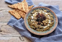طرز تهیه کشک بادمجان برای دو نفر