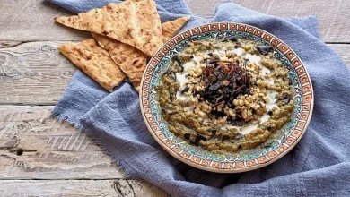 طرز تهیه کشک بادمجان برای دو نفر