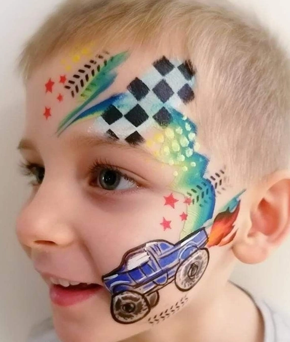 نقاشی روی صورت کودکان پسرانه 15 نقاشی روی صورت کودکان پسرانه 15