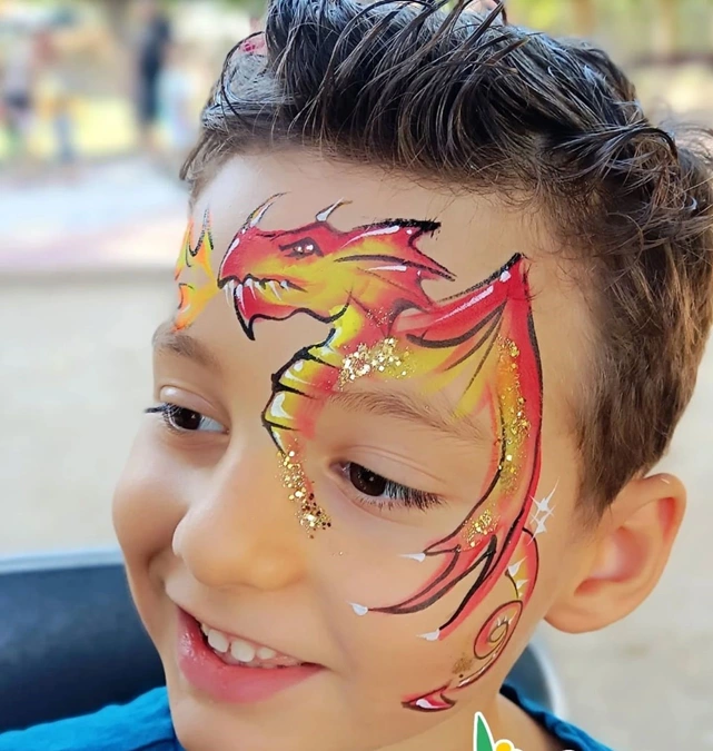 نقاشی روی صورت کودکان پسرانه 19 نقاشی روی صورت کودکان پسرانه 19