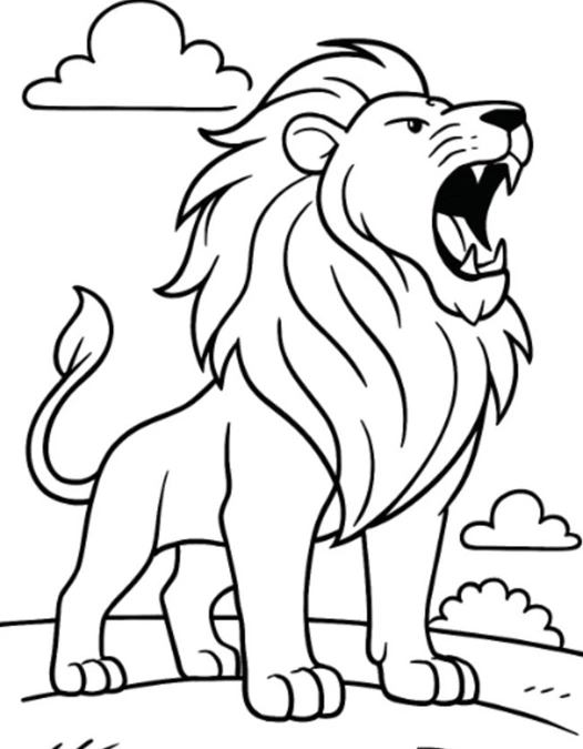 نقاشی شیر 19 نقاشی شیر 19