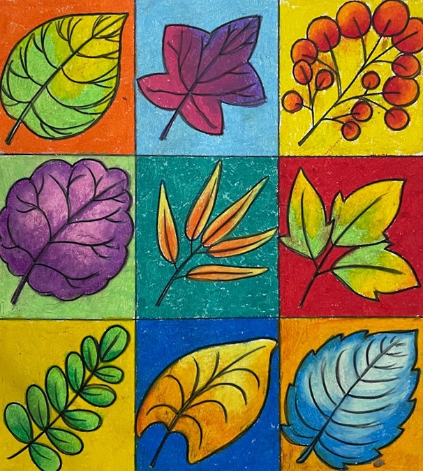 نقاشی پاییزی کودکانه 1 نقاشی پاییزی کودکانه 1