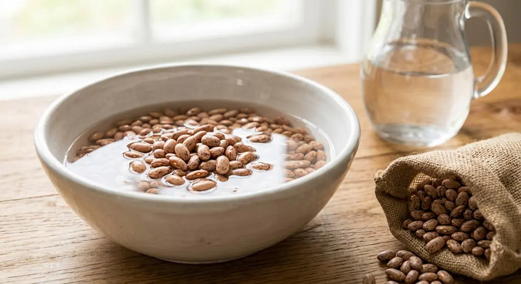 آماده سازی و خیساندن لوبیا