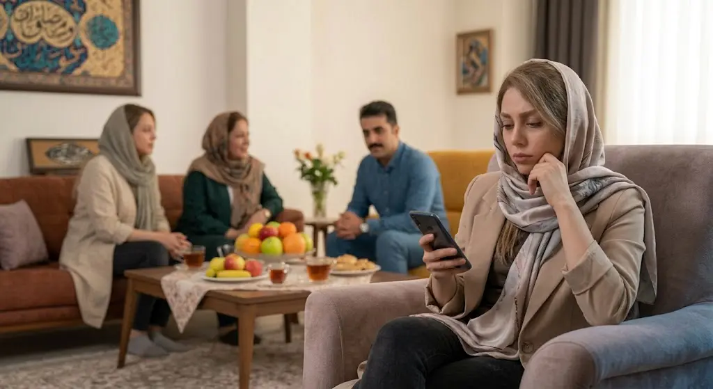 گوشه‌گیری و در دست گرفتن مداوم گوشی