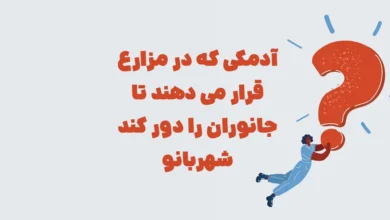 آدمکی که در مزارع قرار می دهند تا جانوران را دور کند شهربانو