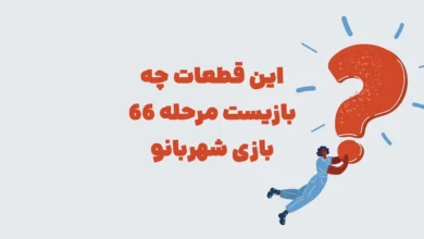این قطعات چه بازیست مرحله ۶۶ بازی شهربانو