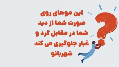 این موهای روی صورت شما از دید شما در مقابل گرد و غبار جلوگیری می کند شهربانو
