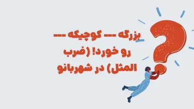 --- بزرگه --- کوچیکه رو خورد! (ضرب المثل) در شهربانو
