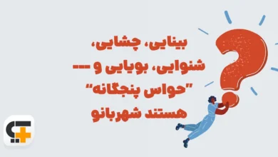 بینایی، چشایی، شنوایی، بویایی و --- “حواس پنجگانه” هستند شهربانو