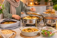 ترفند برای گرم و تازه ماندن غذای مهمانی