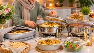 ترفند برای گرم و تازه ماندن غذای مهمانی