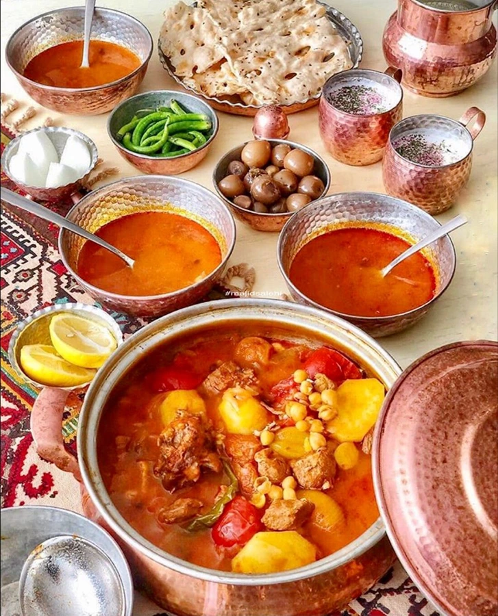تزیین آبگوشت 1 تزیین آبگوشت 1