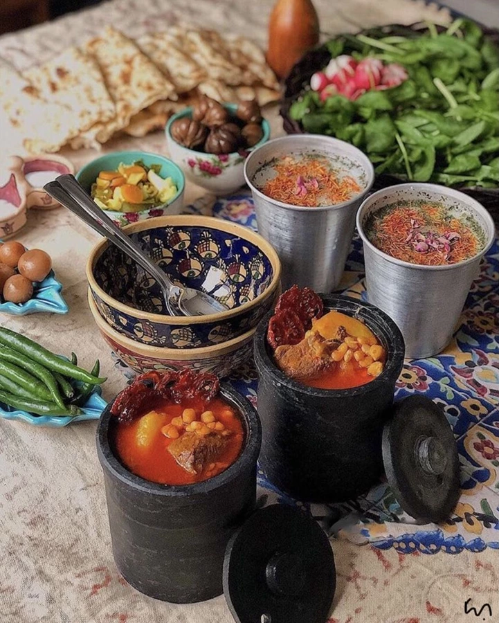 تزیین آبگوشت 3 تزیین آبگوشت 3
