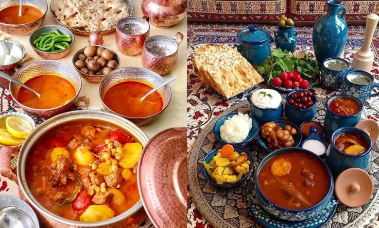 تزیین آبگوشت