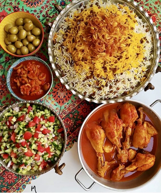 تزیین عدس پلو 11