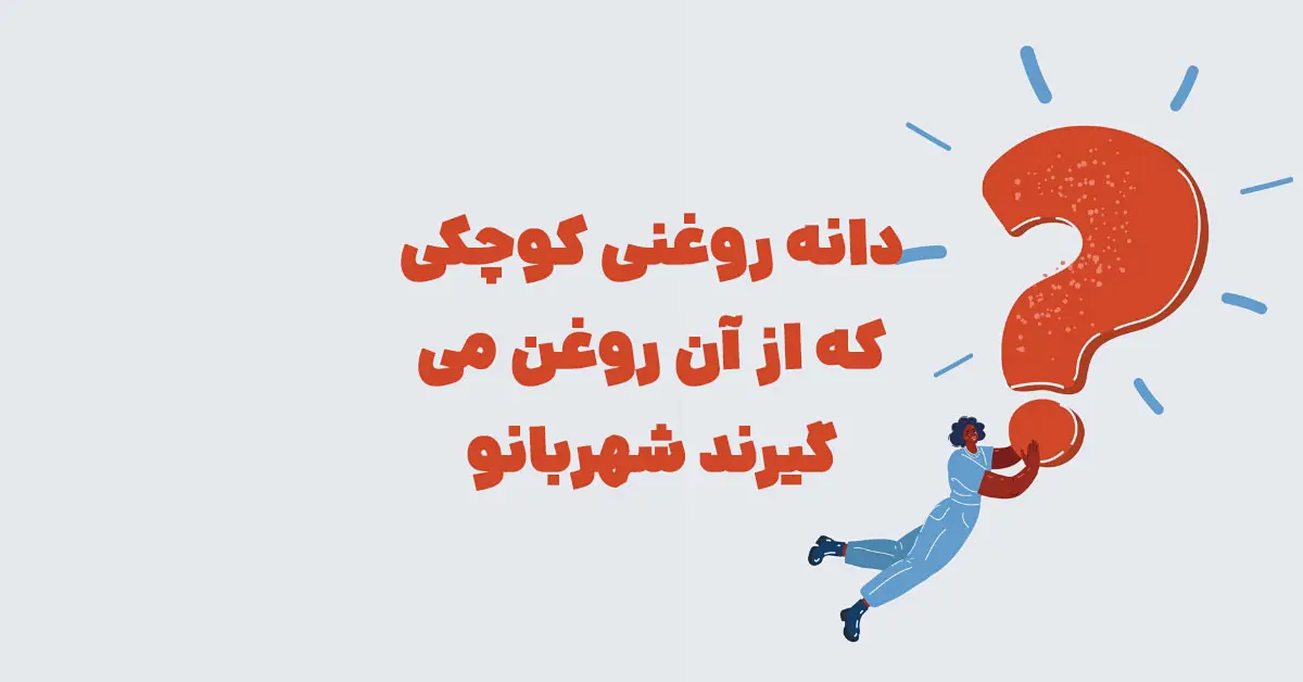 دانه روغنی کوچکی که از آن روغن می گیرند شهربانو