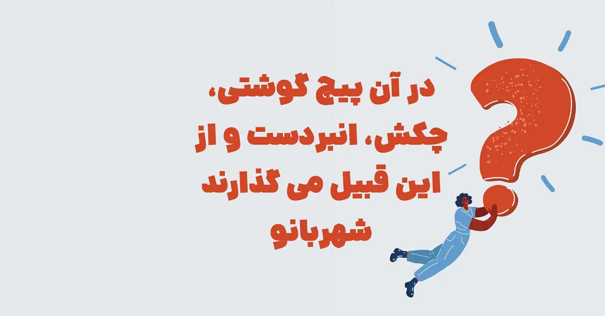 در آن پیچ گوشتی، چکش، انبردست و از این قبیل می گذارند شهربانو