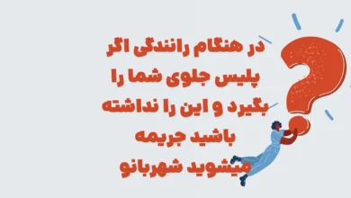 در هنگام رانندگی اگر پلیس جلوی شما را بگیرد و این را نداشته باشید جریمه میشوید شهربانو