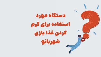 دستگاه مورد استفاده برای گرم کردن غذا بازی شهربانو
