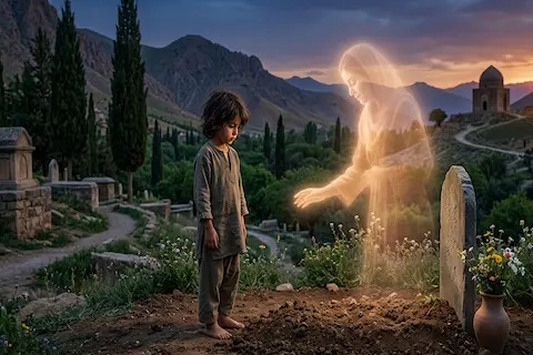 شعر مولانا در مورد مرگ مادر